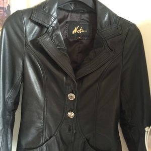 Neto Classic Black Leather Jacket